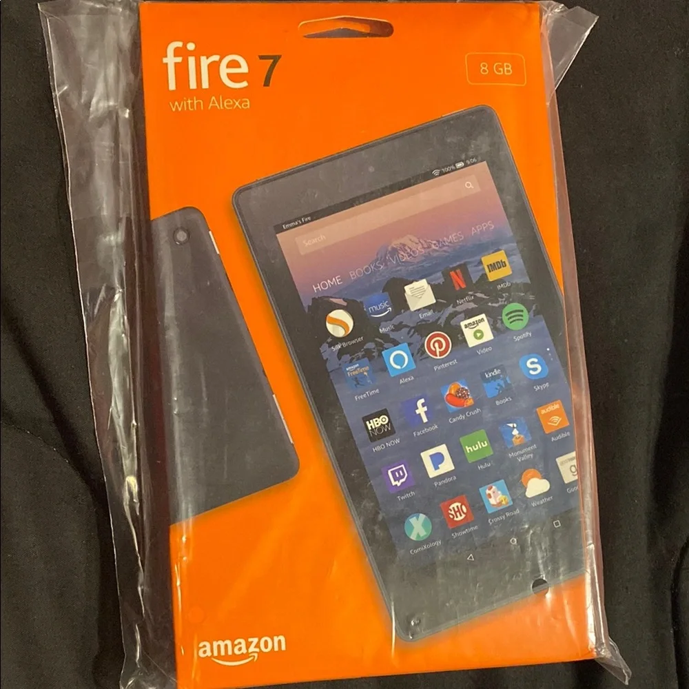 Amazon Fire 7 Tablet with Alexa in Black